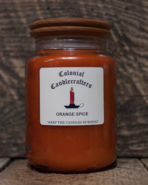 Orange Spice Jar Candles
