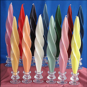 Feather Taper Candles