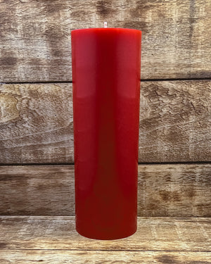 Mahogany and Teakwood Pillar Candles