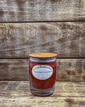 Mahogany and Teakwood Jar Candles