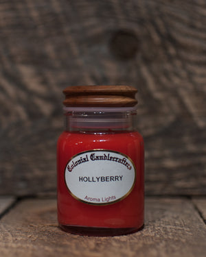 Hollyberry Jar Candles