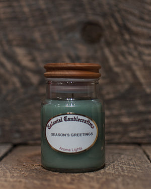 Season's Greetings Jar Candles