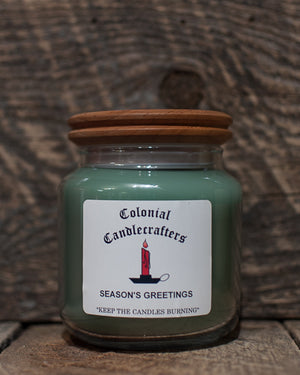 Season's Greetings Jar Candles