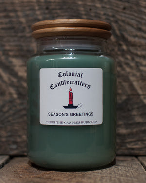 Season's Greetings Jar Candles