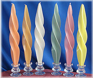 Feather Taper Candles