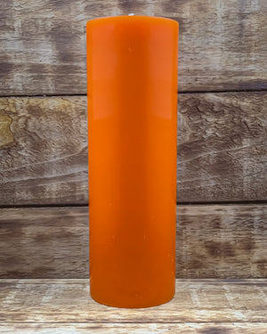 Orange Spice Pillar Candles