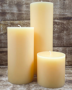 Cinnamon & Cream Pillar Candles