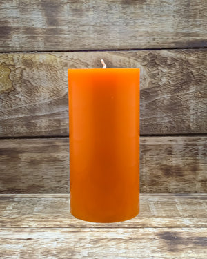 Orange Spice Pillar Candles