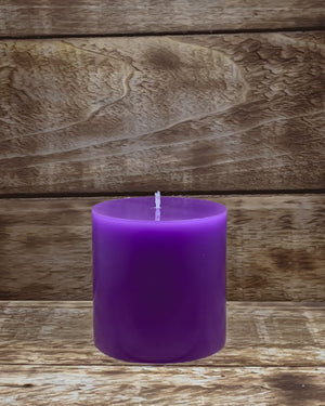 Lilac Pillar Candles