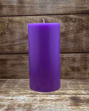 Lilac Pillar Candles
