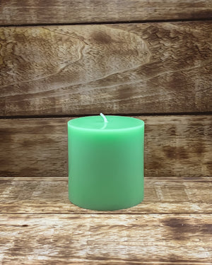 Honeydew Pillar Candles