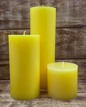 Zesty Lemon Pillar Candles