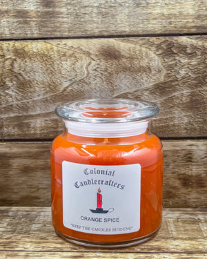 Orange Spice Jar Candles - Scent of the Month