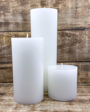 Peppermint Stick Pillar Candles