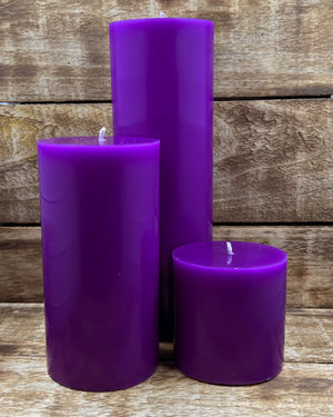 Sweet Pea & Hyacinth Pillar Candles