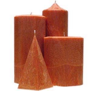 Orange Spice Palm Wax Candles